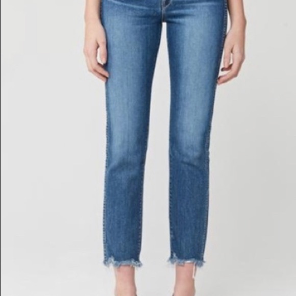 3X1 Jeans W3 Straight Crop Ace Sz. 26 - Picture 4 of 15